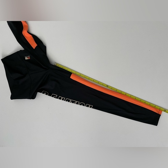P.E Nation COMEBACK LEGGING IN BLACK ORANGE GOLD COLOR BLOCK XS - Picture 5 of 9